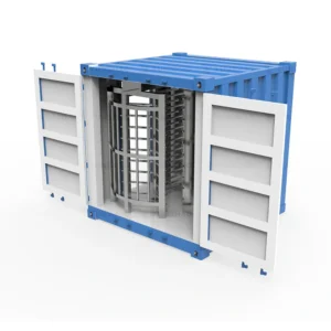 Single Door Turnstile Container